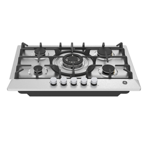 Anafe a Gas 76 cm Acero Inoxidable GE Appliances - AGGE76I0