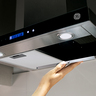 Campana de Extracción 60 cm Acero inoxidable con Vidrio Negro GE Appliances - CTGE60I0
