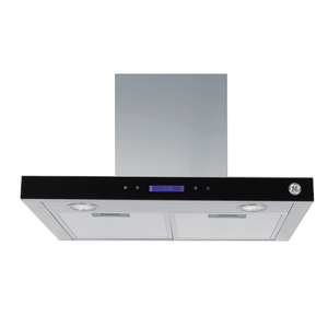 Campana de Extracción 60 cm Acero inoxidable con Vidrio Negro GE Appliances - CTGE60I0