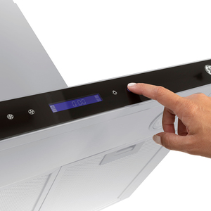 Campana de Extracción 60 cm Acero inoxidable con Vidrio Negro GE Appliances - CTGE60I0