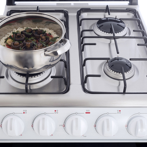 Cocina a gas 55 cm Blanca Patrick - CP6855AB