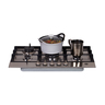 Anafe a gas 76 cm Acero Inoxidable GE Appliances - AGGE76IVS