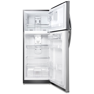 Heladera con freezer no frost 400 L Inoxidable GE Appliances - RGP400FGRU