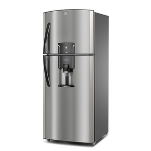 Heladera con freezer no frost 400 L Inoxidable GE Appliances - RGP400FGRU