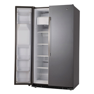 Heladera con freezer no frost 719L Acero Inoxidable GE Appliances - GEPS6FGKFSS