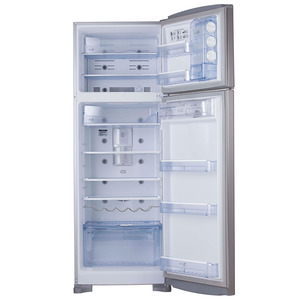 Heladera con freezer no frost 424L Metalico GE Appliances - HGE455M