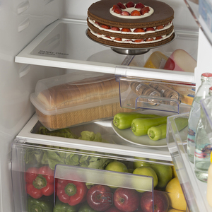 Heladera con freezer no frost 360L Acero Inoxidable GE Appliances - RGE1436YGRX0