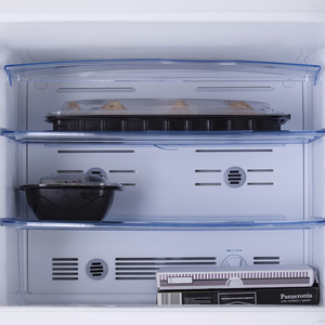 Heladera con freezer no frost 424L Blanca GE Appliances - HGE450NFBD