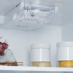 Heladera con freezer no frost 421L Inoxidable GE Appliances - RGS1540BGRX0