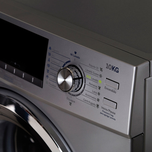 Lavarropas 10 kg Silver GE Appliances - LVGE10E16M