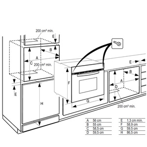 Horno Eléctrico Empotrable Pirolítico 60 CM Inoxidable GE Appliances - HGP6071E