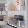 Heladera con freezer no frost 424 L Acero Inoxidable GE_APPLIANCES - HGE455M12L