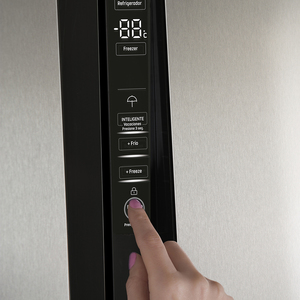 Heladera con freezer no frost 521L Acero Inoxidable Patrick - SBSPK521I