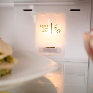 Heladera con freezer no frost 315L Acero Inoxidable Patrick - HPK315NFI