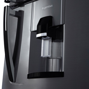 Heladera con freezer cíclica 394 L Black Steel Patrick - HPK151M11N01